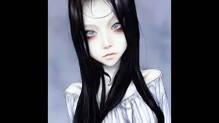  A Portrait Of A Character  Black Hair  Dark Eyes  Dark  Gothic  By Miho
