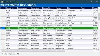 C# Tutorial - DataGridView Material Design | FoxLearn