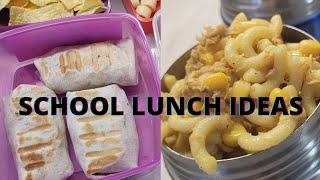 School lunch for the week