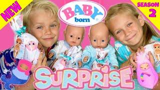 Baby Born Surprise Scavenger Hunt! Baby Born Twins Open New Surprise Dolls With Skye & Caden!