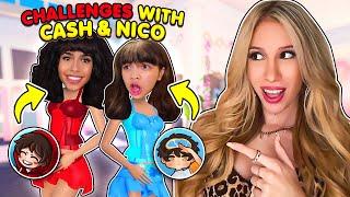 I CHALLENGED CASH & NICO on ROBLOX... (Dress to Impress, MM2 and MORE)