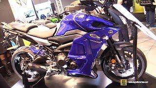 2018 Yamaha MT09 FJ09 Tracer Ermax Customized - Walkaround - 2017 EICMA Milan