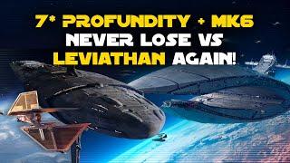 Profundity + MK-6 vs Leviathan with Tie Dagger | SWGOH GAC TW Fleet Arena