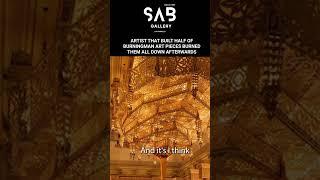 An Artist /Architect who built  Burning Man's art pieces set them on fire afterwards #art #artquotes