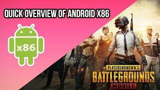 Quick Overview of Android x86 | PUBG Mobile Gameplay