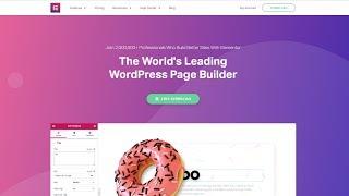 Elementor Tutorial For Beginners  1 | Best WordPress Page builder Plugin 2019