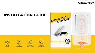 Easy Android Screen Protector Installation | TECHATRON - 1 Pack with Easy Applicator