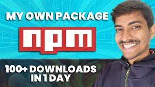 Build My Own NPM Package with Dhan API | 100+ Downloads in 1 Day