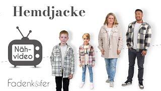 Anleitung für Hemdjacke/Shacket , inklusive Kragen, verschiedene Taschen und Manschetten nähen