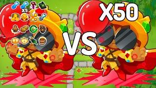 God Boosted Bloon Master Alchemist VS. 50 Bloon Master Alchemists