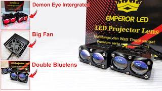 Mini Proji / Laser Emperor Led 2 Mata U29 90W + Demon Eye