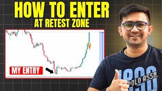 Retest Stocks Kaise Buy Karein?  LIVE Example ke Saath Strategy Explained!"