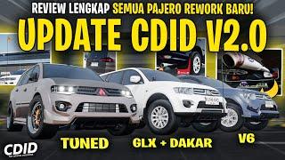 REVIEW LENGKAP SEMUA PAJERO REWORK CDID UPDATE V2.0 ! TUNED FULLSPEC - Car Driving Indonesia Roblox