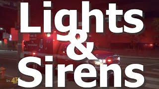 California: Chaotic emergency vehicles response for Palisades Fire 1-10-2025