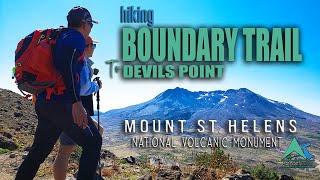 Hiking Boundary Trail to Devils Point at Mount St Helens | Washington State