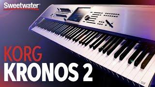 Korg Kronos 2 88-key Titanium Limited Edition Workstation with Italian Grand Demo