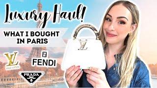 PARIS LUXURY HAUL  | what I bought in Paris | LOUIS VUITTON, FENDI, PRADA, FENDACE, GUERLAIN