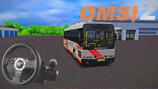 Omsi 2| Ikarus Eag 395 Scania Engine [steering wheel gameplay]