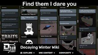 Decaying Winter Facts and Tricks the Wiki Wont Tell You