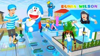 Yuta Kumpul Barang Biru Sesuai Warna Doreemon Monster Blue Culik Baby Nana Banjir Blueberry | Sakura