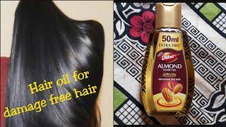 Dabur almond hair oil for damage free hair