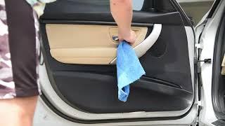 ASMR BMW 3 series detail and leather clean