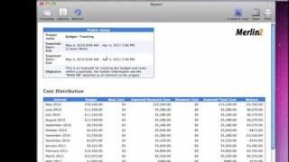 Merlin - Creating a new report