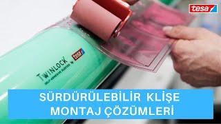 tesa Twinlock®  | Kendinden Yapışkanlı ve Tekrar Kullanılabilir Klişe Montaj Çözümü