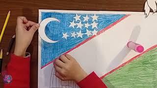 #bayroq32 O'zbekiston bayrog'i | Ўзбекистон байроғи!| Flag of Uzbekistan.