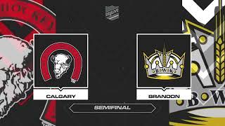 2024 Telus Cup - Semifinal #2: Calgary Buffaloes vs Brandon Wheat Kings