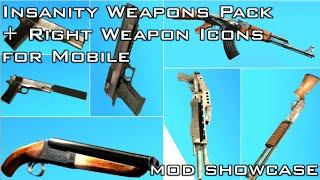 GTA SA Android: Insanity Weapons Pack + Right Weapon Icons [Mod Showcase]