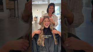 brighter & blonder for summer! ️ #summerhair #hairtransition #bronde #balayage #hairinspo