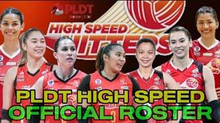 PLDT HIGH SPEED HITTERS OFFICIAL ROSTER | PREMIER VOLLEYBALL LEAGUE 2025