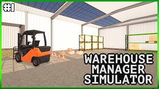 Warehouse Manager Simulator - Early Access - Building My Logistics Center - Episode#1