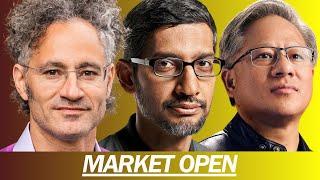 WILL PALANTIR GET INTO THE NASDAQ TODAY, SUNDAR MEETS WITH TRUMP, BROADCOM UP BIG | MARKET OPEN