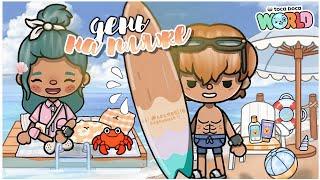 Летний ПЛЯЖНЫЙ день в Сицилии ‍ #1 | Тока Бока | beach day Toca Boca~TocaBocaWorld | Aeslie Toca