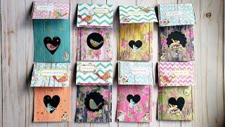 "Little Bird House" Junk Journal Envelope Pockets From No. 10 Envelopes - My Process Craft Video