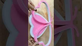 How to make Butterfly Heart Ceiling Lamp #ceilinglight #lampideas #diycraftideas