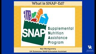 What is SNAP-Ed?