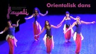 Belly dance with Ann's students at Layali, dance school in Sweden, 2013