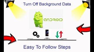 How To Turn Off Background Data On Apps