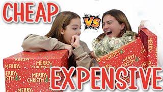 CHEAP VS EXPENSIVE CHRISTMAS PRESENTS  CHALLENGE | SISTER FOREVER