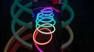 Rose Lighting 10mm 23mm silicone flex  pixel neon led tube RGB or RGBW color  optional