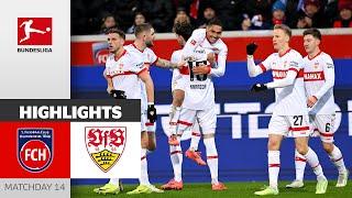 Working victory at the Brenz | 1. FC Heidenheim 1846 - VfB Stuttgart 1-3 | Highlights | MD 14