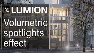 Lumion 12 tutorial: Showing atmosphere with the volumetric spotlights effect