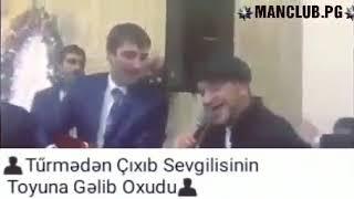 Turmeden Cixib Sevgilisinin Toyuna Gelib