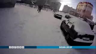 Официально о случае с мужчиной и ножом на Ольшанке в Гродно. Видео 102.Неман