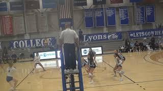 Wheaton Lyons .vs. Lasell Lasers volleyball - Wed Sep 18, 2024