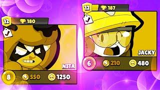 AWESOME!!! 3 BRAWLERS TIER UPGRADED + EPIC STAR GIFT BRAWL STARS