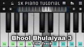 Bhool Bhulaiyaa 3 - Title Track :: Mobile Piano Tutorial